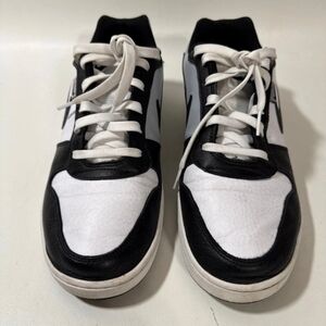 Nike Ebernon Low PRM `White Black Wolf Grey` AQ1774-102 Size 10.5